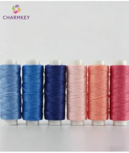 0.55mm Wax Thread Tenacity Waxed Thread for Bracelets Leather Flat Handmade Braided Hand stitched Small Roll