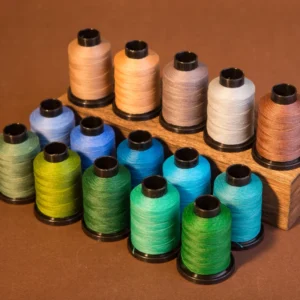 0.5mm 60G Chinese Traditional Color Flat Waxed Thread for Leather Sewing DIY Macrame Hand Braided Rope