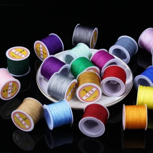 0.8mm Chinese Knot Nylon Cord Handmade Thread 72 Beading Cord String DIY Jewelry Making Supplies Jewelry Findings Components