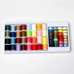 1 Color Square Simple Mixed 40S 2 Polyester Household Sewing Yarns Sewing Thread Set for Sewing Machine