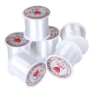 1 Roll 0.2-0.8mm Transparent Non-Stretch Fishing Line Wire Nylon String Beading Cord Thread Findings DIY Jewelry Accessories