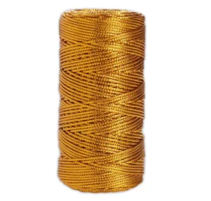 1.5mm 2mm Gold and Silver String Non Stretch Sparkle Thread Ribbon Wrap Thread Tag Braided Cord for Hanging