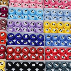 10 Balls Set Pearl Cotton Thread Size 8 Crochet Thread Embroidery Perle Hand Knitting 10g Embroidery Cross Stitch Sewing Yarn