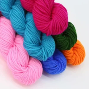 100% Acrylic Blended Fancy Yarn Skeins High Tenacity Knitting Yarn for Hand Craft Dyed Patterned