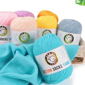 100 Acrylic Milk Cotton Yarn Thread Knitting Crochet Weaving DIY Hand Soft Dyed Ball Scarf Bag Blanket Baby Three Ply Spun Fancy