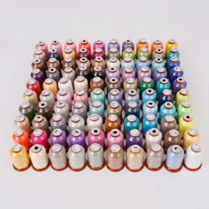 100 Color 500 Yards Each Spool 402 Polyester Thread Kit for Hand or Machine Sewing Embroidery Thread DIY Craft