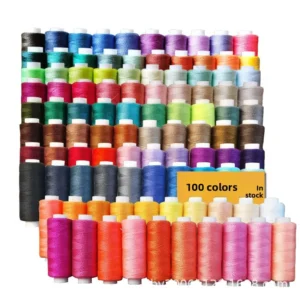 100 Colors Polyester Sewing Thread Set Mini Spools Hand Sewing Machine DIY Craft Stitching Thread Clothing Cross-Border