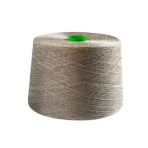 100% Linen Fancy Yarn Eco Friendly OE Weaving Recyclable Raw White 24NM Short Fibre Semi Bleached Natural European Flax