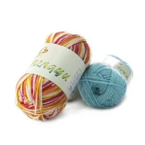 100% Milk Cotton Fancy Yarn 50g Texturized for Knitting & Crochet Embroidery Cloth Weaving Eco Friendly Dyed Pattern