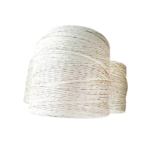 100% Natural Sisal Yarn Thread 2PLY Twisted Durable Fiber for Carpet Weaving DIY Decoration and Industrial Packaging Rope