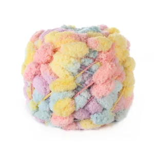 100% Polyester Chenille Yarn Hand Knitted Weaving High Tenacity Eco Friendly Recyclable Blankets Pom Pom Chunky