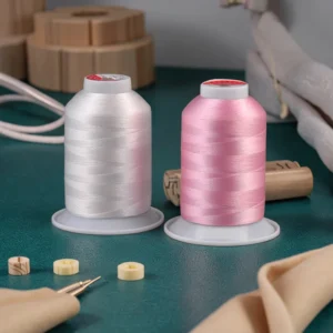 100% Polyester High Tenacity Low Shrinkage Sewing & Machine Embroidery Threads Dyed Embroidery Supplies