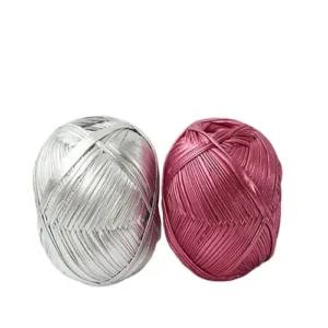 100% Polyester Multi Colored Woven Bag Laine T Shirt Yarn Metallic Crochet T Shirt Yarn