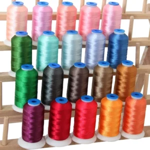 100% Polyester Rayon Embroidery Thread