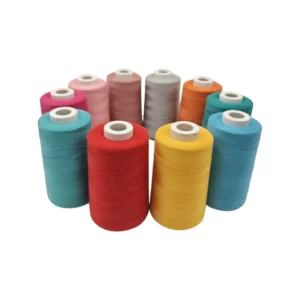 100% Polyester Sewing Threads 40S/3 1000 Yards/cone Colorful Sewing Threads Factory Directly Supply