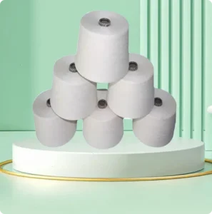 100% Pure Cotton Yarn Combed Cotton 40 Tight-Spun White Organic Recycled Woven Tubular Knitting Machine Anti-Pilling Feature Raw