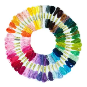 100 Set 8m 447 Colors Woven Skeins Floss Embroidery Thread DIY Hand Cross Stitch Knitting Sewing Thread