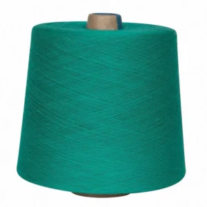 100% Spun Polyester Yarn Raw White Recycle Ring Spun Polyester Yarn 30S 32S for Knitting