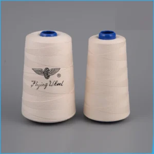100% Thick Cotton High Tenacity Sewing Thread Garment Dyeing Use