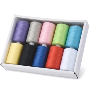 1000 Yards Per Spool 40S/2 Polyester Sewing Thread for Sewing Machine Embroidery Hand Sewing Needlework DIY Craft Supplies