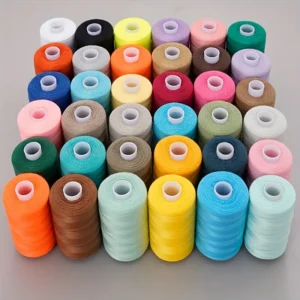 1000 Yards Spool Sewing Thread Polyester Mixed Thread for Sewing Machine Hand Stitching Quilting