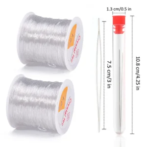 100M Roll Plastic Crystal DIY Beading Stretch Cords Elastic Line Jewelry Making Supply Wire String Jewelry Thread