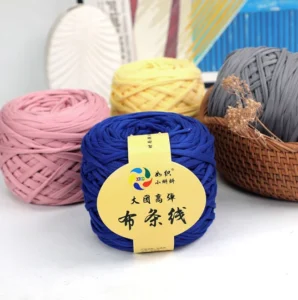 100g Blended Fancy Yarn China High Tenacity 100% Polyester Handbag Knitting Crochet Weaving Recycled Features Direct