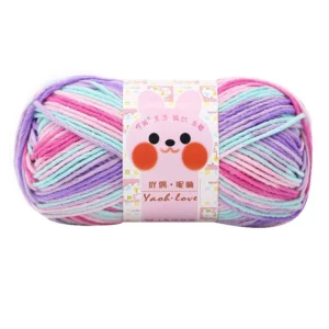 100g Color Milk Cotton Yarn Knitting Yarn 21 Colors Can Be Selected for DIY Milk Cotton Knitting Yarn