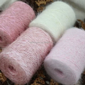 100g Fuzzy Blended Paper Yarn Fluffy Raffia Yarn for DIY Weaving Bags Hats Coasters Crafts