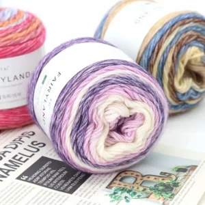 100g Multi color Cake Yarn Crochet Patterned Knitting Yarn
