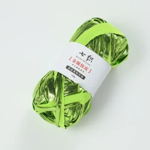 100g roll 100M Metallic T Shirt Yarn Fabric Cloth Knitting Yarn for Hand Woven Bag Blanket Cushion Crocheting Projects