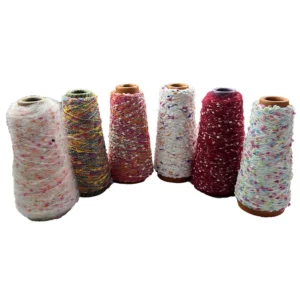 10S Fine 100% Polyester Chenille Yarn Flame Retardant Dyed Fancy for Knitting Sewing and Weaving Recycled Feature