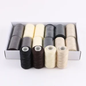 120YDS 110M High Intensity Small Roll Cotton Thread Sewing Weaving Hair Genius Weft Butterfly Type Commercial