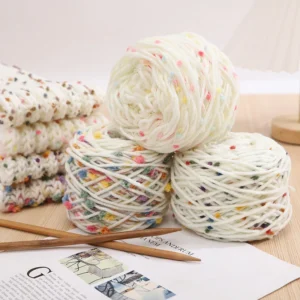 1Roll 50g Fancy Yarn Hand Spun Art Yarn Skein Fancy Yarns Multifiber Multicolored with Hand Blended Handmade for Knitting Crafts