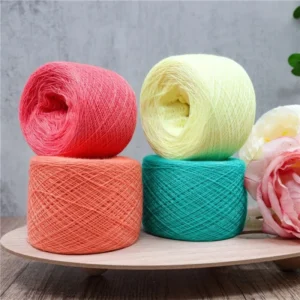 2/32NM 100% Recycled Polyester Yarn Eco-Friendly Durable for Knitting Crochet Garments Bags Lightweight Easy Care