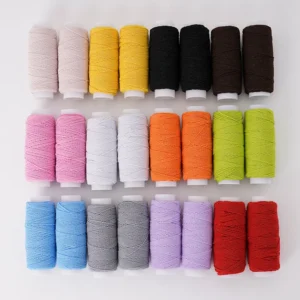 20m Elastic Sewing Thread 0.6mm Round Shirring Elastic Craft Cord