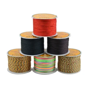 20pcs 100Meters/Roll 0.8mm Nylon Cord Thread Chinese Knot Macrame Cord Bracelet Braided String DIY Tassels Beading String Thread