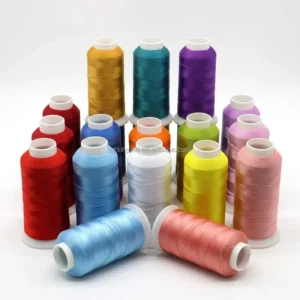 210D 3 100 Percent Polyester Sewing Thread Factory High Strength Eco Friendly Yarn Singeing for Embroidery and Tent Ribbon Band