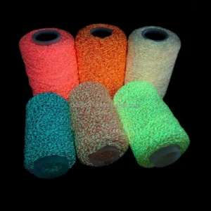 2mm High quality Fancy Glow in the Dark Crochet Yarn with Customized Color for Resellers Bulk Orders