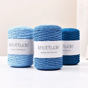 2mm Polyester Strand Cord 175m DIY Handmade Weaving Crochet Bag & Shoe Hat Thread Coated Finish for Garments