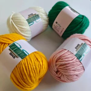 3 Rolls Icelandic Yarn for Hand Knitting Soft Warm Crochet Yarn DIY Sweater Scarf Blanket Yarn 50g/75m