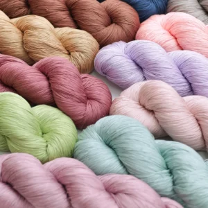 300g Any Cotton Lace Yarn Breathable Soft Crochet Thread Natural Fiber Hank for Summer Dress Knitting