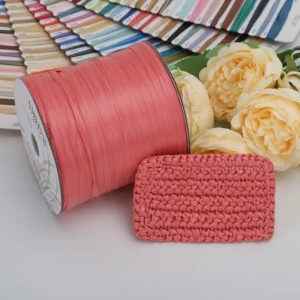 330g 3000D Polypropylene Matte Raffia Thread for Hand Weaving High Density for Sturdy Crochet Hats