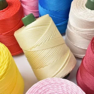 3mm Ice Silk Linen Shiny Hollow Lightweight Yarn Summer Sun Hat Hand-Knitted Hook DIY Crochet Wool Textile Thread
