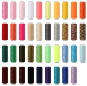 40/2 High Tenacity DIY Sewing Machine Thread 100% Polyester 40s/2 Dyed Pattern Sewing Material