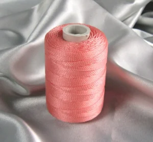 400 Yards Multi Color Polyester Loop 3 Strand Twisted Sewing Thread 3mm Diameter 100 Meter Roll High Tenacity