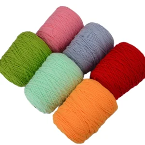 400g Cone 8 Ply Handmade Tufting Yarn DIY Rug Cotton Tufting Wool Yarn