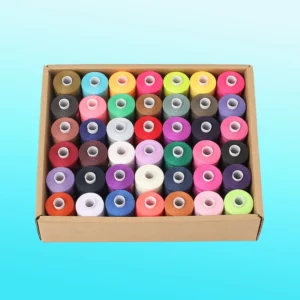 42 Colors 40/2 Polyester Sewing Thread Kit 1000yards Each for Hand Sewing and Embroidery