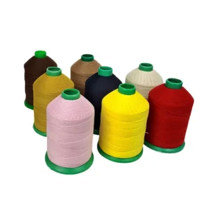 420D 3 High Tenacity Polyester Bonded Sewing Wire Waterproof Tex 135 Sewing Thread for Leather Shoes Dyed Pattern