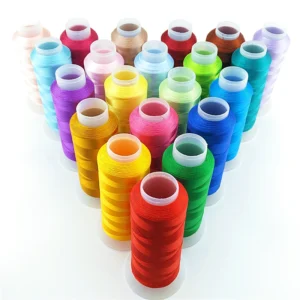 43 Color Silk Embroidery Thread 150D 2 Lappet Line High Tenacity High Quality 100% Spun Polyester Sewing Thread